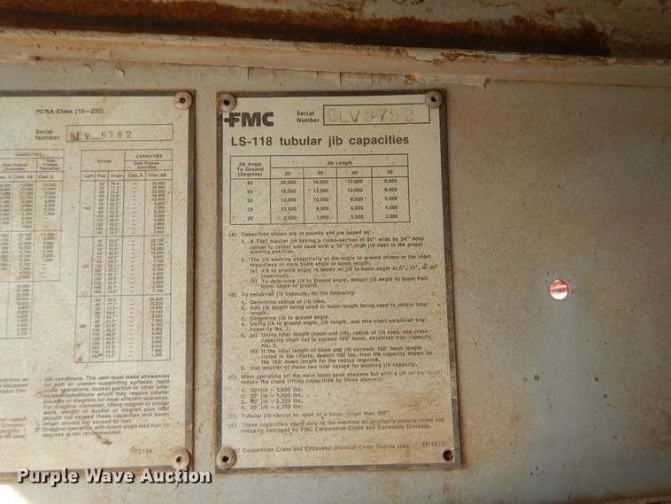 image for item DF2247 Link Belt LS-118 crane