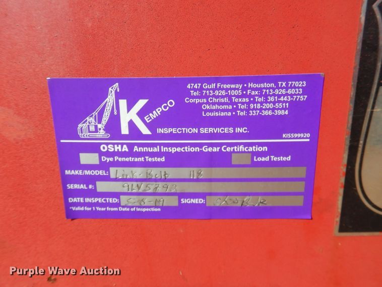 image for item DF2247 Link Belt LS-118 crane