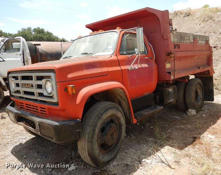 image for item DF2569 1980 GMC dump truck