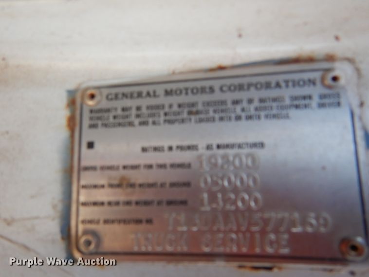 image for item DF2569 1980 GMC dump truck