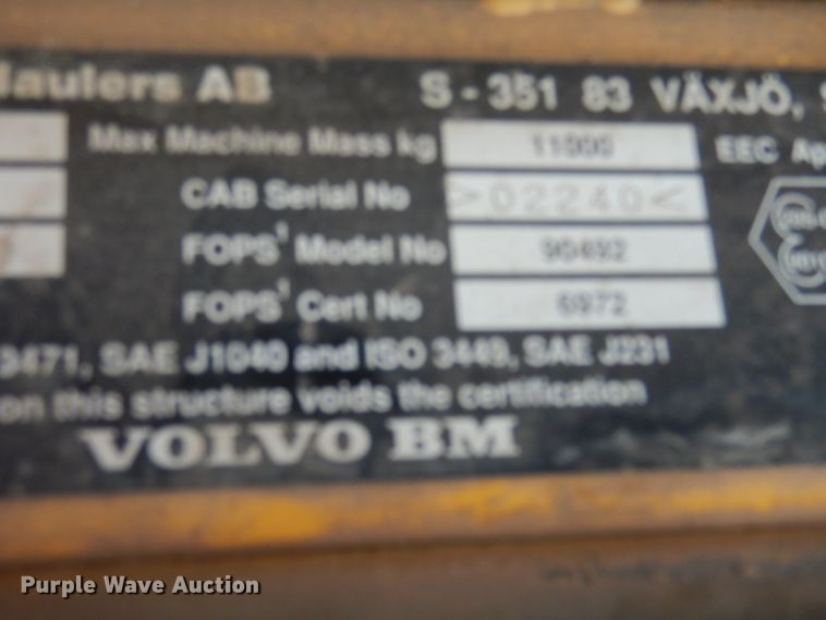 image for item DF2589 1993 Volvo A35 haul truck