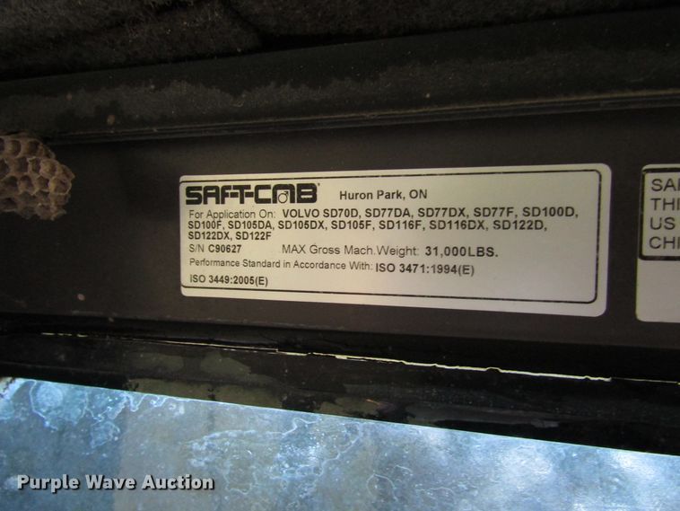 image for item DG6657 2009 Volvo SD100D single drum vibratory roller