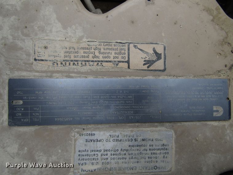 image for item DG6657 2009 Volvo SD100D single drum vibratory roller