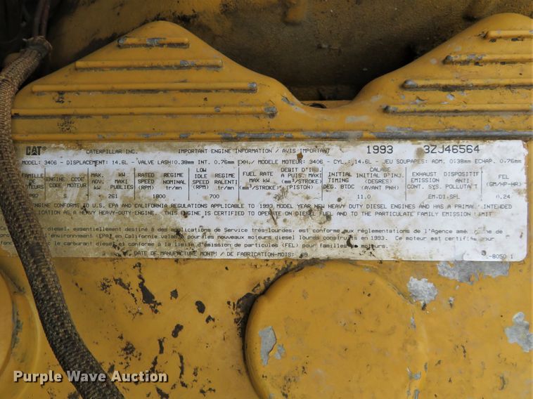 image for item DH1670 1993 Western Star 4964F dump truck