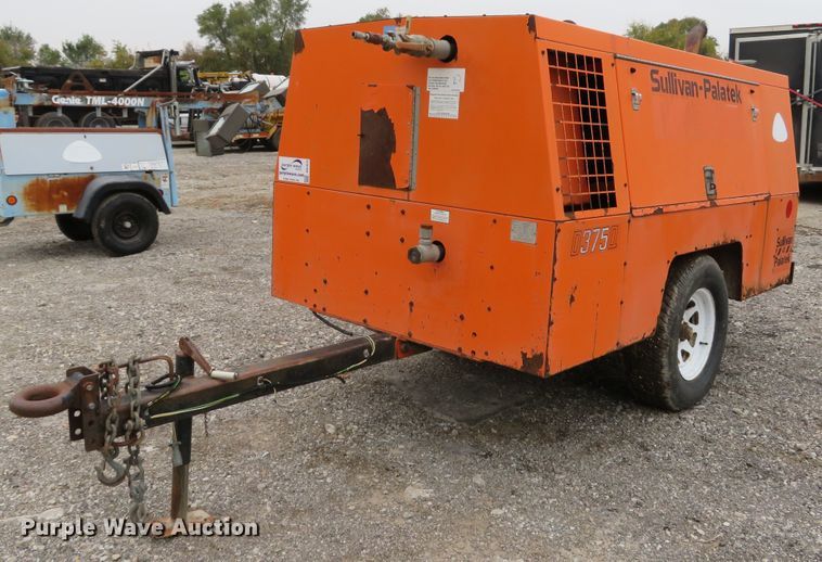 image for item DH1672 Sullivan Palatek D375Q7JD air compressor