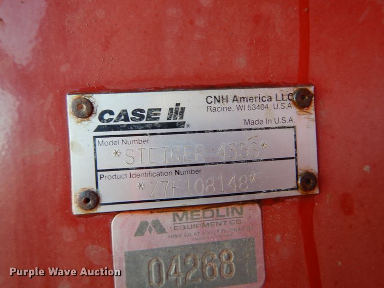 image for item DH2216 2008 Case IH Steiger 435 4WD tractor