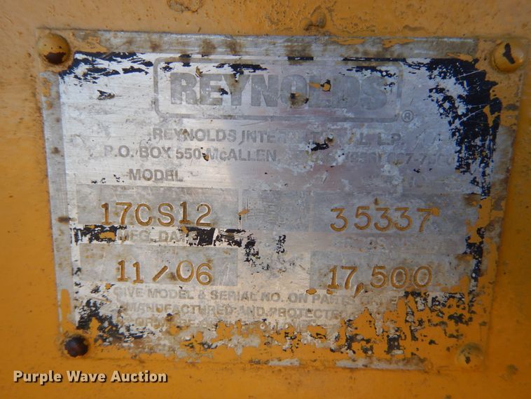 image for item DH2219 2007 Reynolds 17CS12 scraper