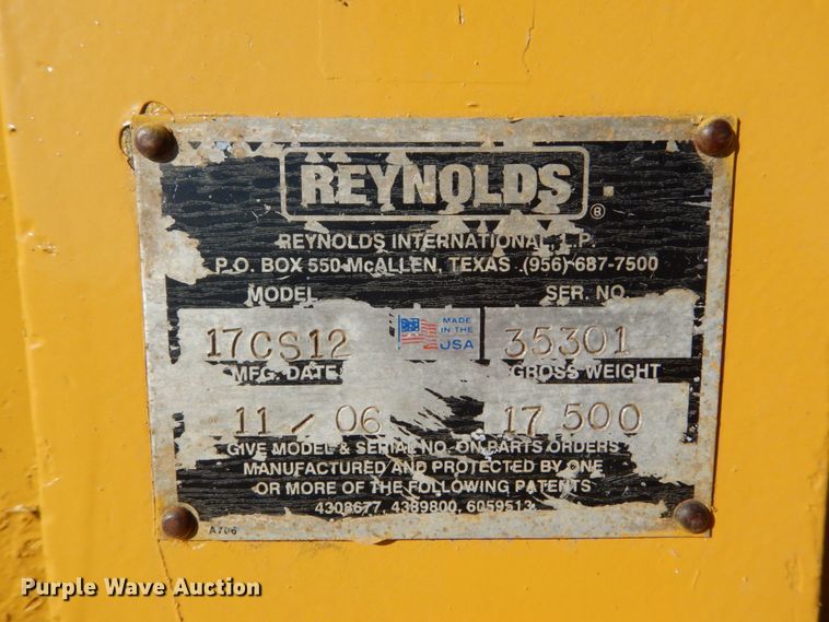 image for item DH2220 2007 Reynolds 17CS12 scraper