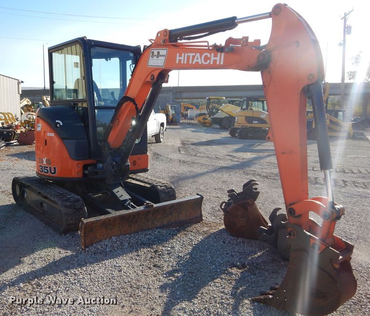 image for item DH2681 2013 Hitachi ZX35U-5N mini excavator