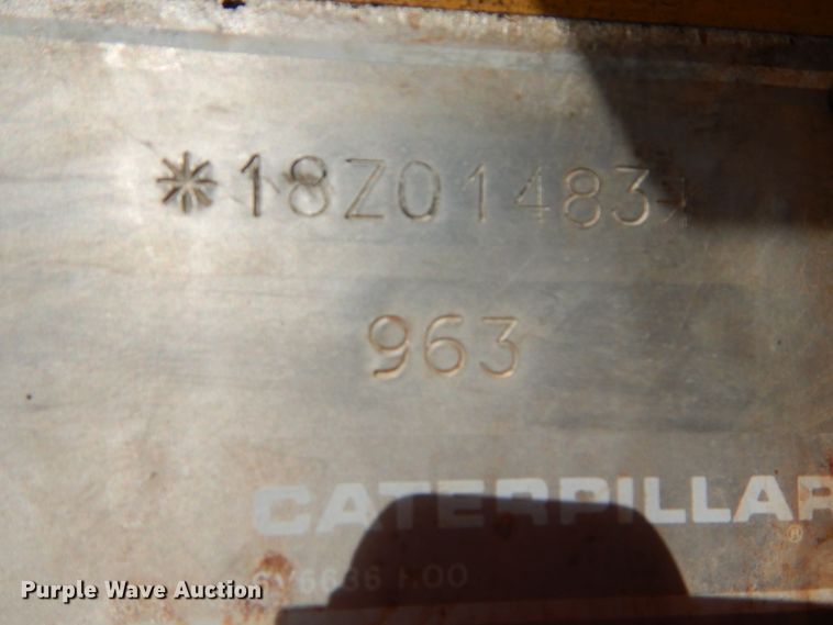 image for item DH2682 1986 Caterpillar 963 track loader