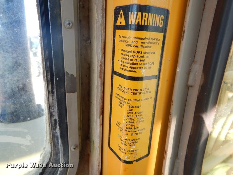 image for item DH6795 1989 John Deere 762B elevating scraper