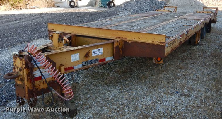 image for item DH6801 2008 Kiefer Built eqiupment trailer