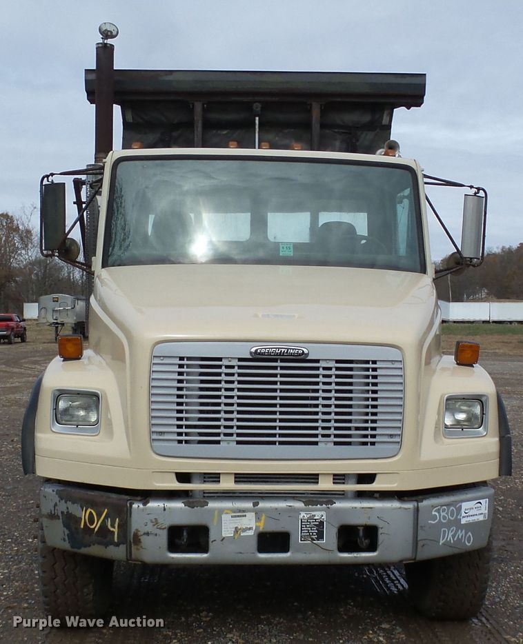 image for item DH7765 2003 Freightliner FL106 roll-off container truck