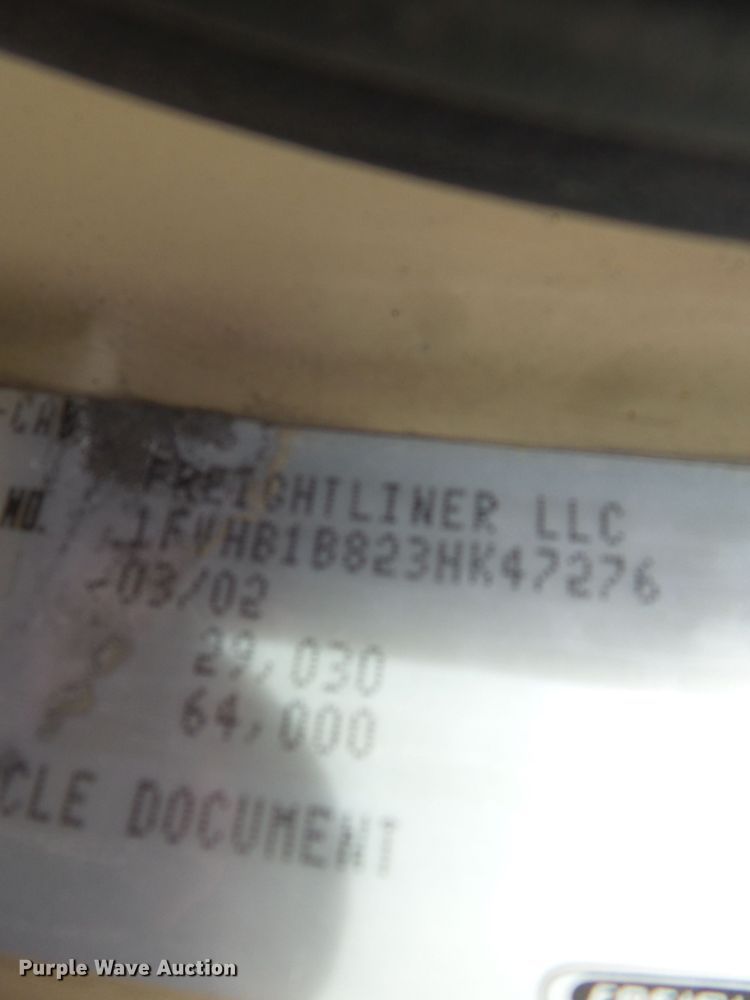 image for item DH7765 2003 Freightliner FL106 roll-off container truck