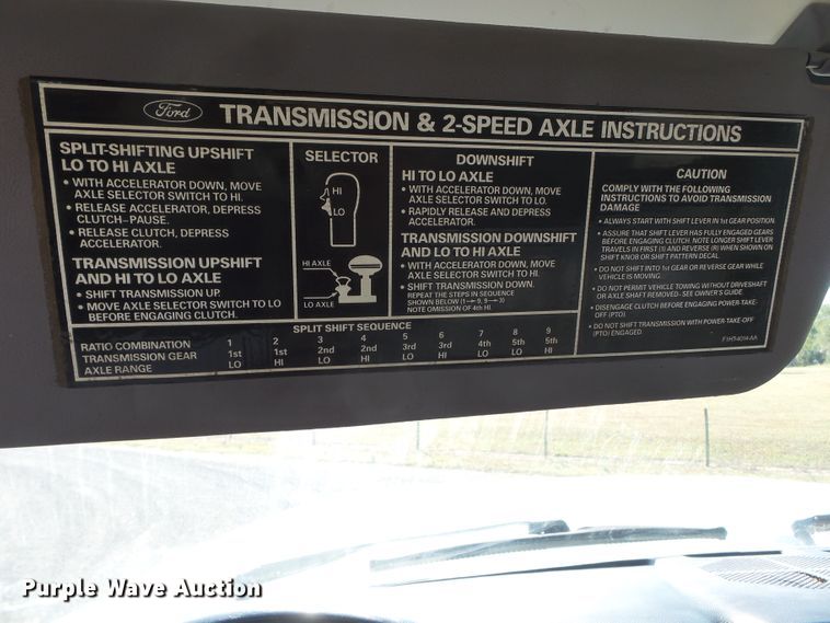 image for item DH7770 1995 Ford F800 reel carrier truck