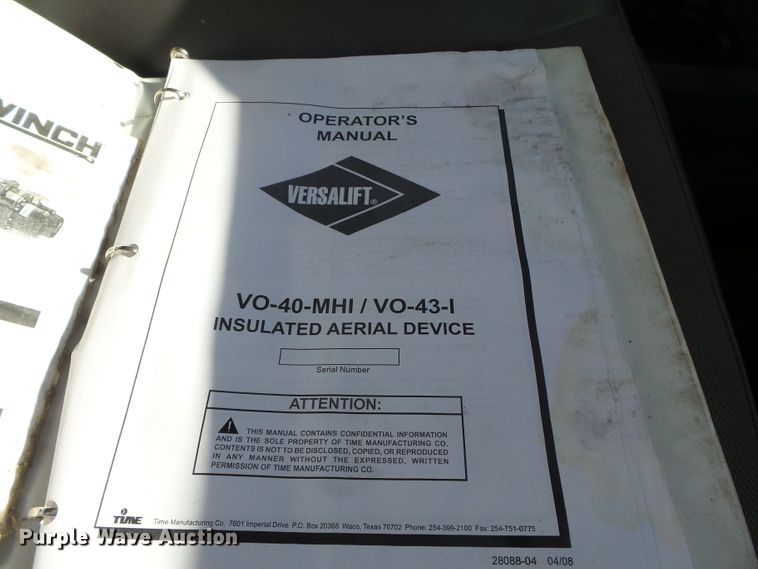 image for item DH7780 2010 Dodge Ram 5500 bucket truck