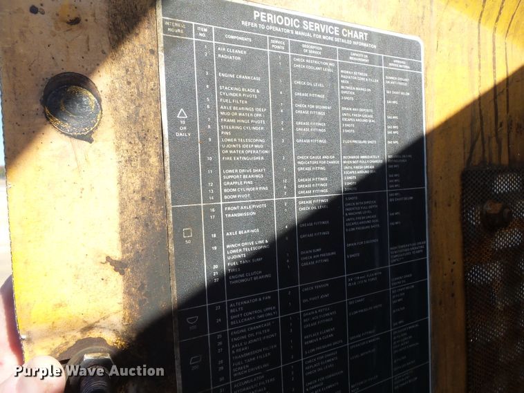 image for item DH7782 1997 John Deere 540B skidder with aerial bucket lift