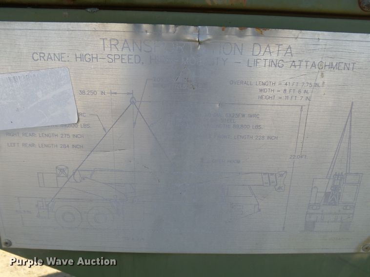 image for item DH7785 1989 P & H HSHMC-25 crane