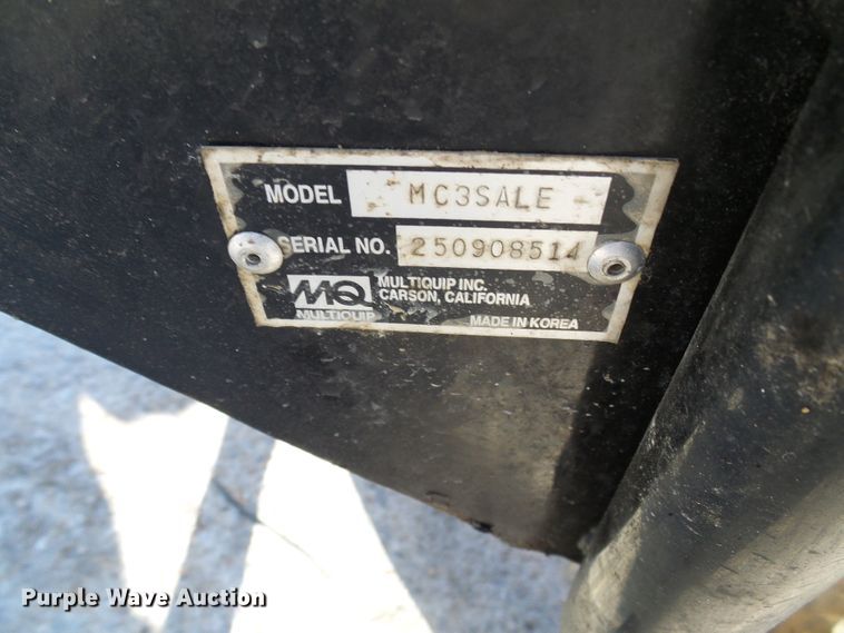 image for item DI0724 Multiquip MC3SALE concrete mixer