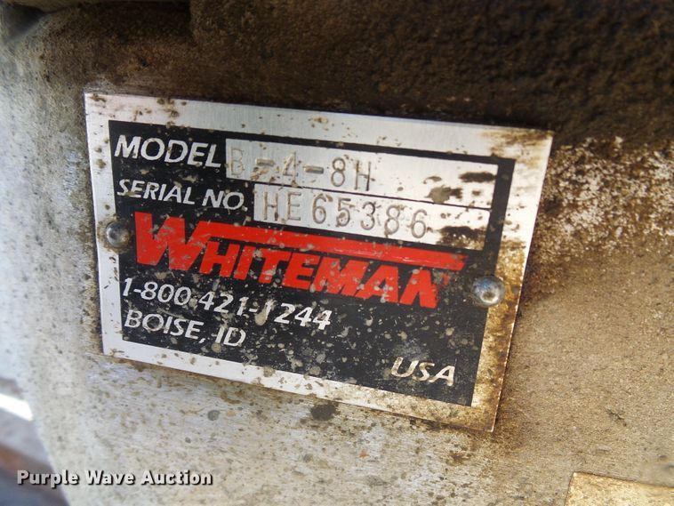 image for item DI0726 Whiteman B-4-8H power trowel