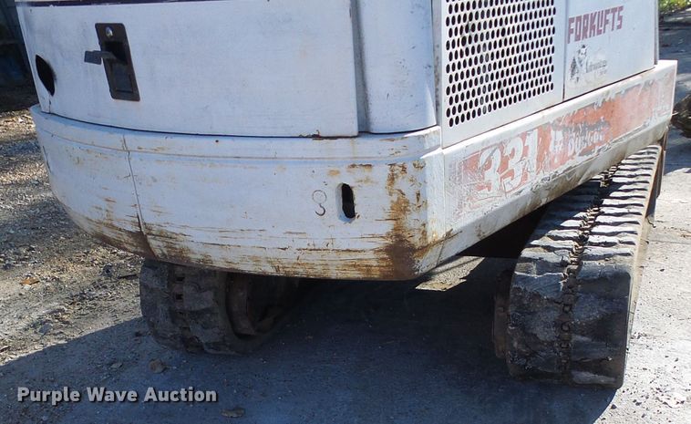 image for item DI0727 2000 Bobcat 331 mini excavator
