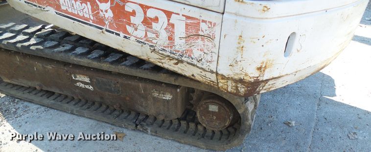 image for item DI0727 2000 Bobcat 331 mini excavator