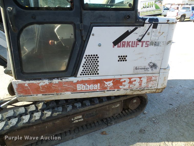 image for item DI0727 2000 Bobcat 331 mini excavator
