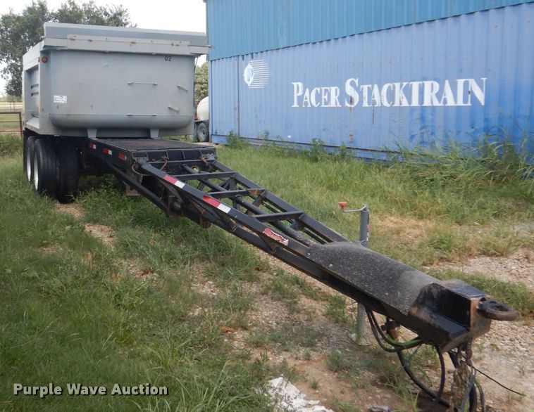 image for item DI2293 1986 Cherokee 120Y end dump pup trailer