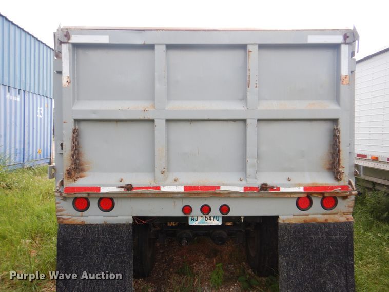 image for item DI2293 1986 Cherokee 120Y end dump pup trailer