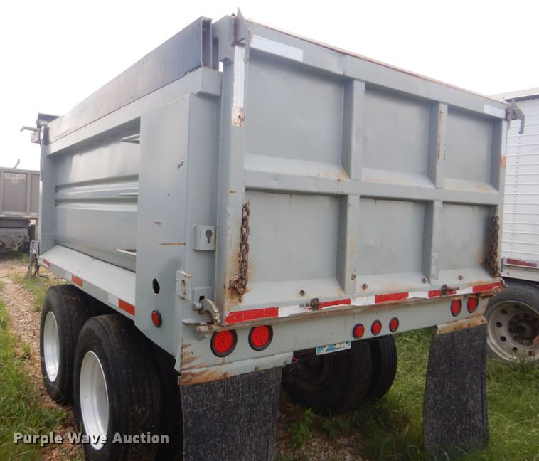 image for item DI2293 1986 Cherokee 120Y end dump pup trailer