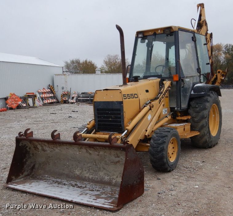 image for item EC9083 1995 Ford 555D backhoe