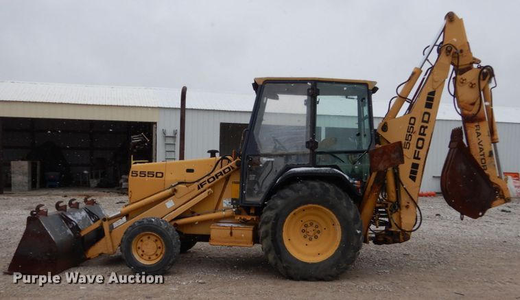 image for item EC9083 1995 Ford 555D backhoe