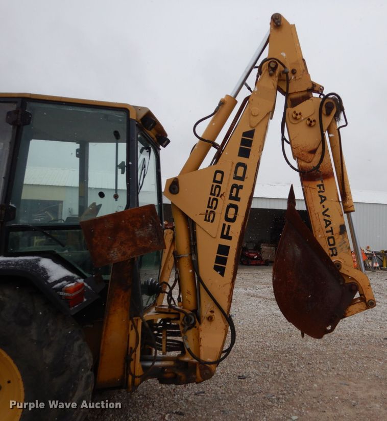 image for item EC9083 1995 Ford 555D backhoe