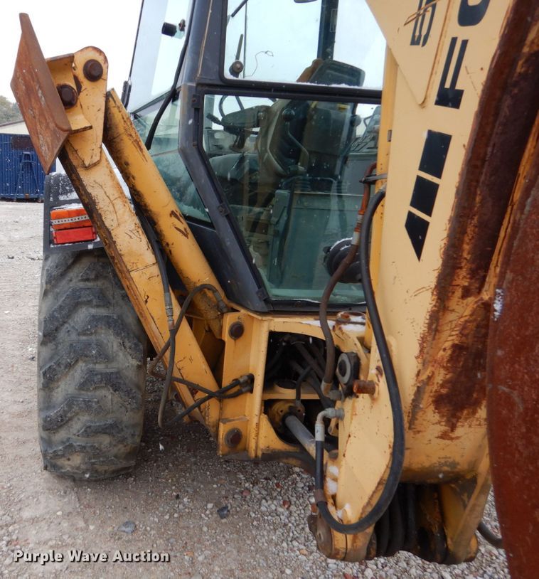 image for item EC9083 1995 Ford 555D backhoe