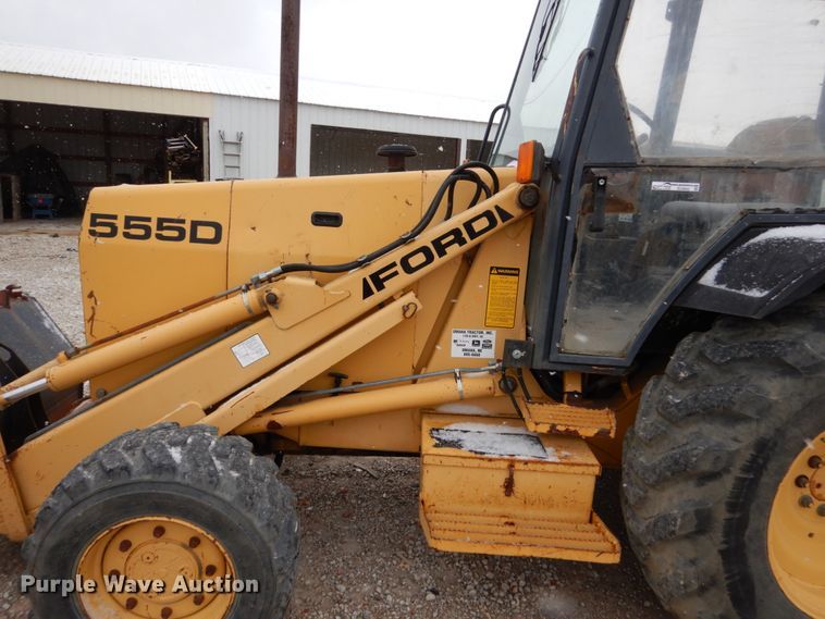 image for item EC9083 1995 Ford 555D backhoe