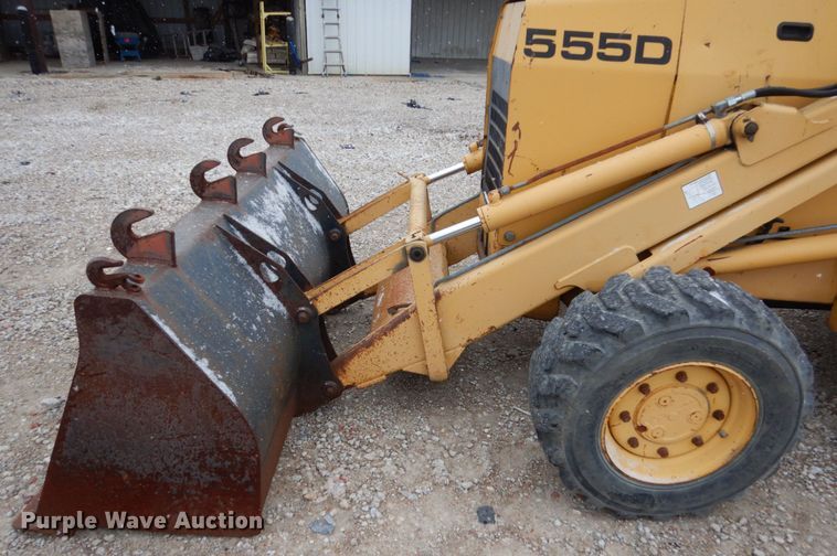 image for item EC9083 1995 Ford 555D backhoe