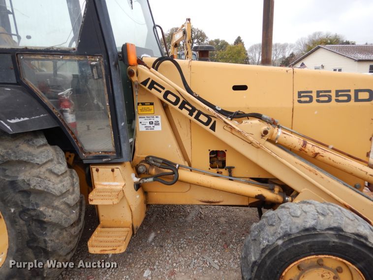 image for item EC9083 1995 Ford 555D backhoe