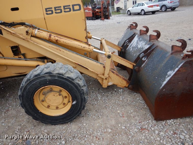 image for item EC9083 1995 Ford 555D backhoe