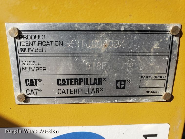 image for item ET9961 1994 Caterpillar 918F wheel loader