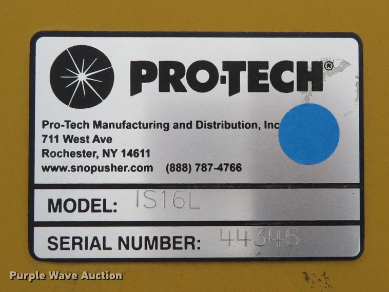 image for item EV9747 Pro-Tech IS16L snow pusher