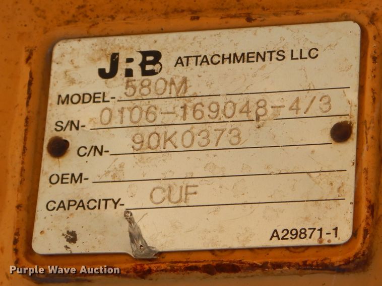 image for item FA9829 JRB 580M 44"L pallet forks