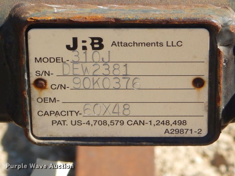 image for item FA9830 JRB 310J 46"L pallet forks