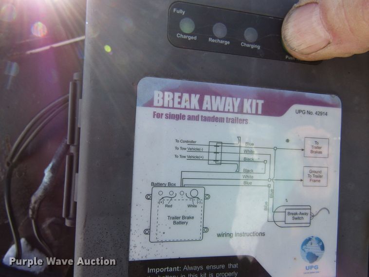 image for item FD9302 2003 Travalong equipment trailer