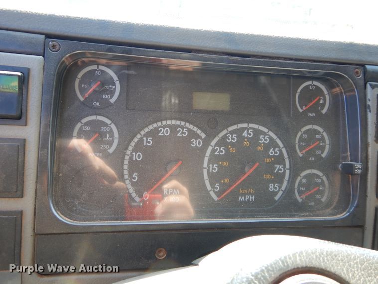 image for item FK9967 2004 Freightliner FL70 utility bed truck with crane