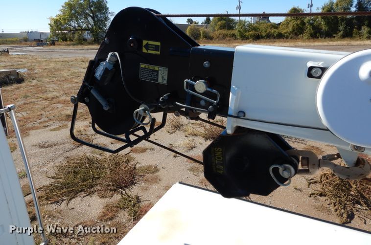 image for item FK9967 2004 Freightliner FL70 utility bed truck with crane