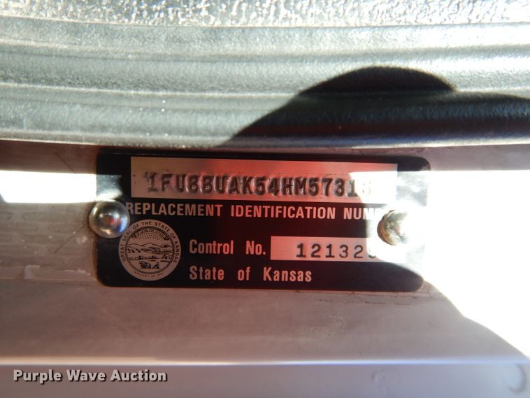 image for item FK9967 2004 Freightliner FL70 utility bed truck with crane