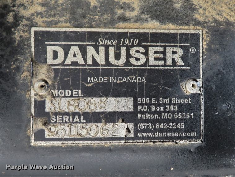 image for item GI9001 Danuser 8188 skid steer post driver