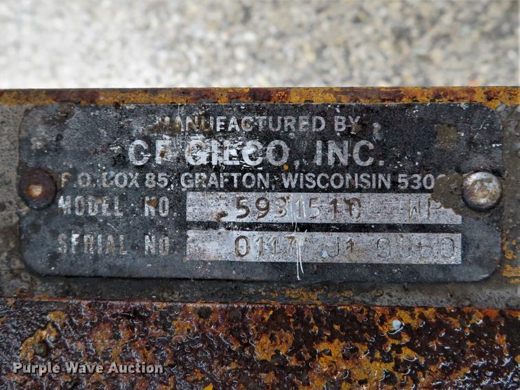 image for item GI9004 CF Gieco 593151000WP mortar mixer