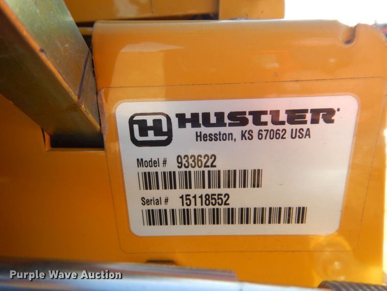 image for item FF9141 2019 Hustler Raptor Flip-Up 933622 ZTR lawn mower