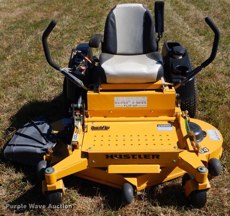 image for item GC9610 2019 Hustler Raptor Flip-Up 933622 ZTR lawn mower